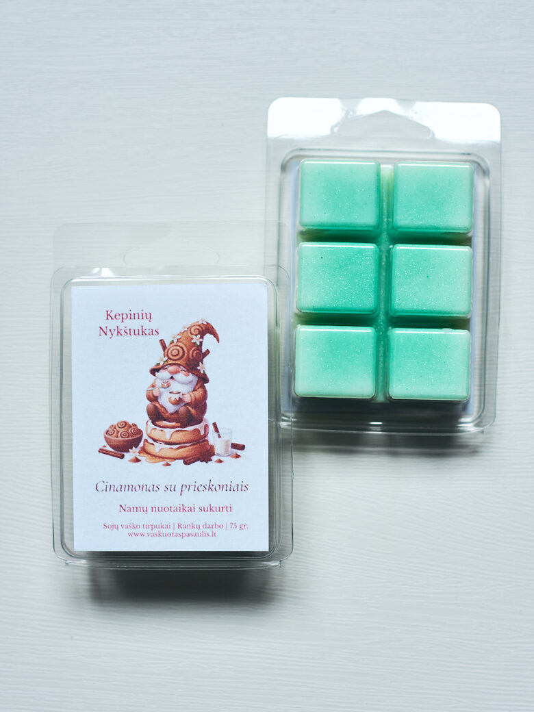 Vaško tirpukas „Kepinių nykštukas“ – cinamono ir prieskonių aromato